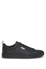 Mens Morrie Tenn Low-top Trainers in Grained Faux Leather Size 8 Black Mens Morrie Tenn Low-top Trainers in Grained Faux Leather Size 8 Black