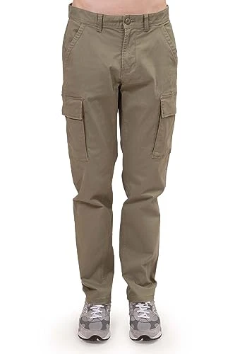 - Men's Motorcycle Winter Cargo Trousers, Olive, 26