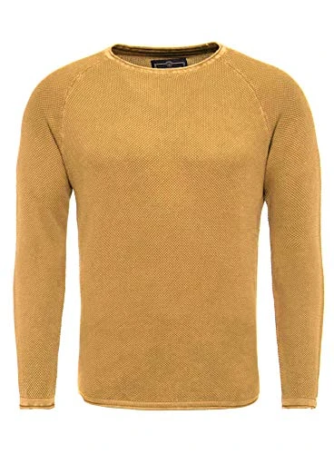 Men's MST Thomas Pullover Sweater, Honey Yellow (1407), L