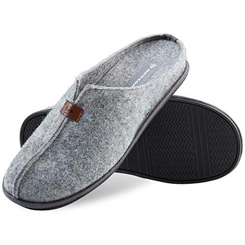 Mens Mule Slippers (Grey, numeric_9)