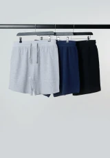 Men's Multi Waffle Textured Lounge Shorts (3 Pack)