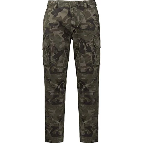 Men's Multipocket Trousers - Olive Camouflage, 18 UK (44 FR), Men