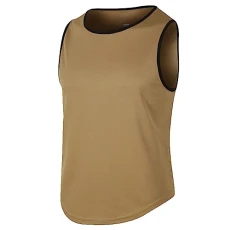 Mens Muscle Vest Sleeveless Top for Gym Running Fitness Shirts with Hooded Mens Tank Tops Jumper Mens Thermal Vests Short Sleeveless Mens Shirt Jacket (Khaki, XL)