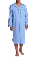 Men's Muslim Nightgown Saudi Arabia Middle East Robe Thobe Bathrobe Fashion Muslim Robe V Neck Short Sleeve Robe