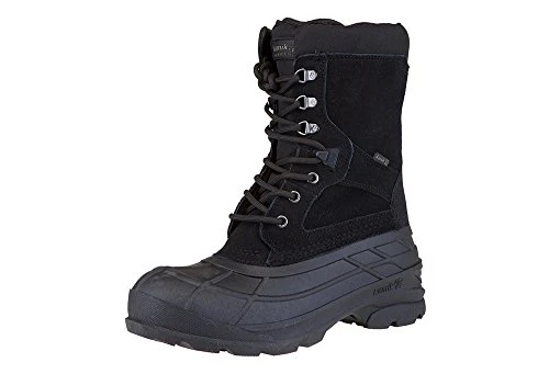 Men's nationpro Snow Boot, Black Black Bk2, 10 UK