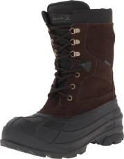 Men's Nationwide Snow Boots, Dark Brown, 12 UK