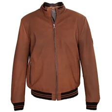 Men's Natural Leather Bomber Jacket | Men's Winter Jackets | Casual Leather Jacket | Elegant Men's Jacket, Leather, M Men's Natural Leather Bomber Jacket | Men's Winter Jackets | Casual Leather Jacket | Elegant Men's Jacket, Leather, M