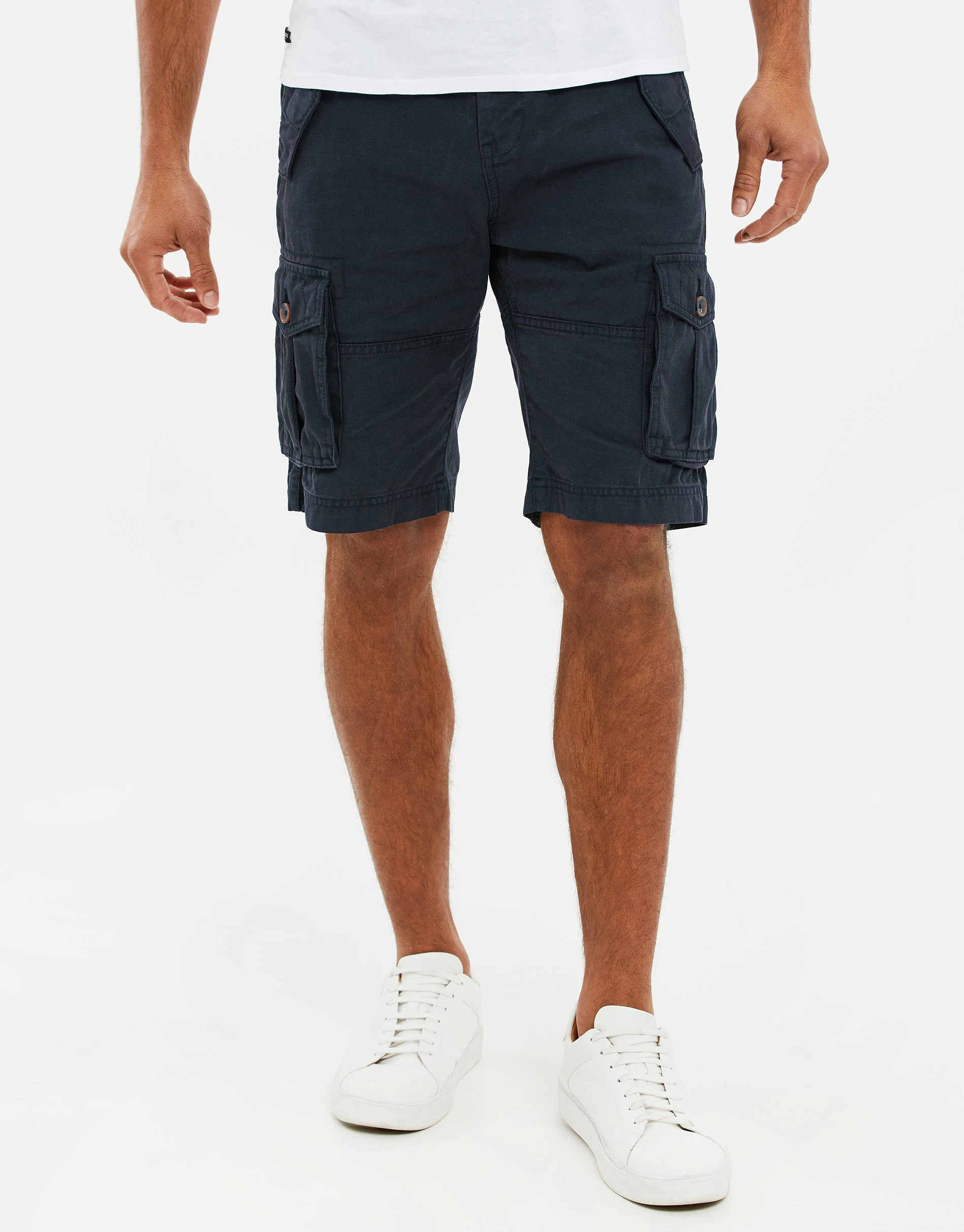 Men's Navy Cargo Shorts