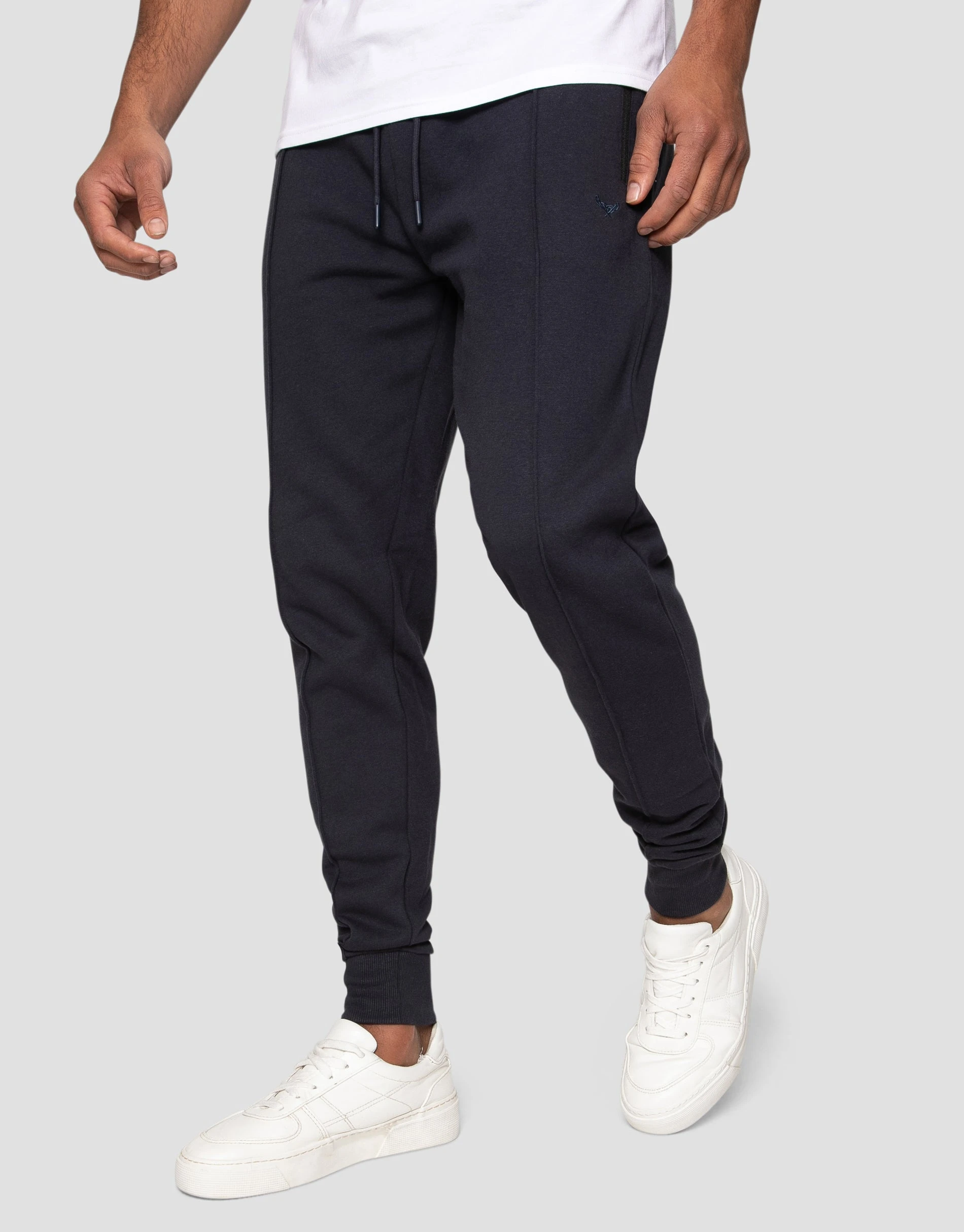 Men's Navy Fleece Joggers