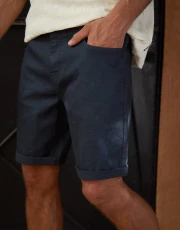 Men's Navy Overdyed Denim Shorts