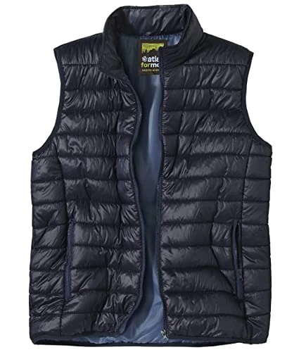 Men's Navy Padded Sleeveless Gilet - M