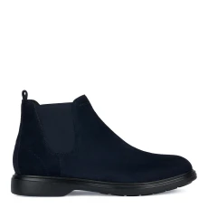 Mens Navy Suede Ottavio Boot