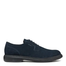 Mens Navy Suede Ottavio Shoe
