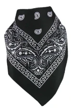 Men's Neckerchief - Black - Dunkelbeige - One size