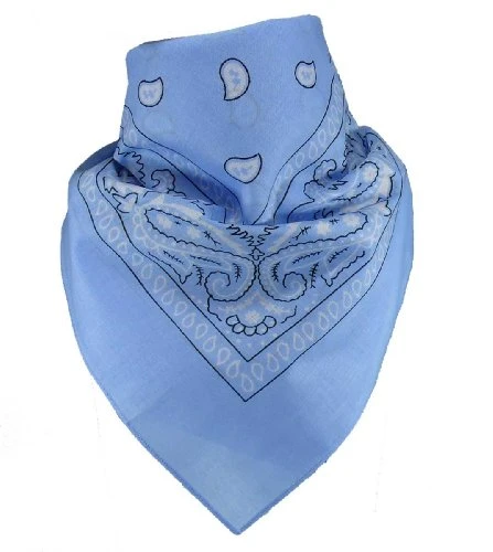 Men's Neckerchief - Blue - Light blue - One size