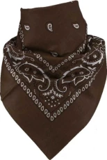 Men's Neckerchief - Brown - Dark brown - One size