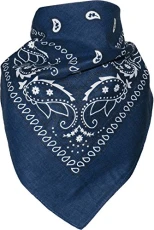 Men's Neckerchief Unisex Bandana Binding Cloth 100% Cotton (Pack of 1, 6 or 12 Pack)