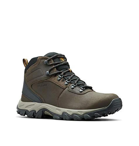 Men's Newton Ridge Plus 2 WP waterproof mid rise hiking boots, Brown (Cordovan x Squash), 10 UK