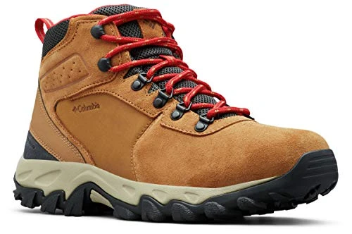 Men's Newton Ridge Plus Ii Suede Waterproof Hiking Boot, Elk, Mountain Red, 9.5 UK