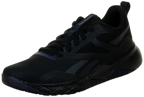 Men's NFX Trainer Training Shoes, Black/Vector Navy/Footwear White, 9 UK