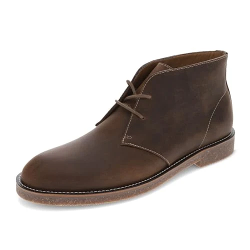 Mens Nigel Dress Casual Lace Up Ankle Boots, Dark Brown, 7 UK