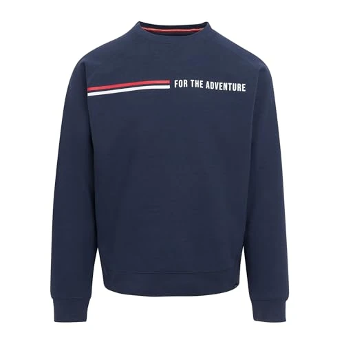 Mens Nithsdale Cotton Blend Crewneck Sweatshirt Navy