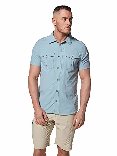 Men's Nl Adv Ss Short Sleeve Shirt, Fogle Blue, S