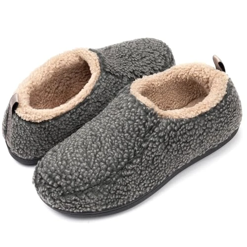 Men's Nomad Slipper with Memory Foam, Size 10/11 UK Men, Dove Gray