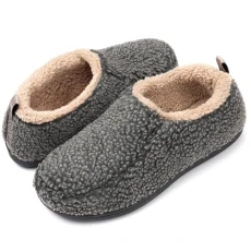 Men's Nomad Slipper with Memory Foam, Size 10/11 UK Men, Dove Gray