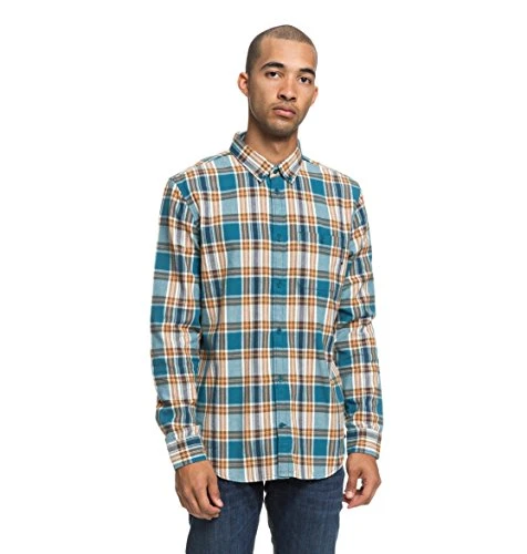 Men's Northboat Long Sleeve Flannel Shirt Button, Corsair, Medium