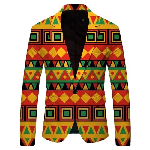Men's Northeast Dahua Casual European Style Fashionable Casual Wear Single Western Jacket Thin Summer Jacket, Red-d, M