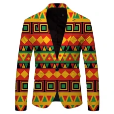 Men's Northeast Dahua Casual European Style Fashionable Casual Wear Single Western Jacket Thin Summer Jacket, Red-d, M