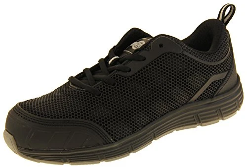 Mens Northwest Territory EN ISO 20345 Safety Toe Cap Work Shoes Trainers Black Size 12