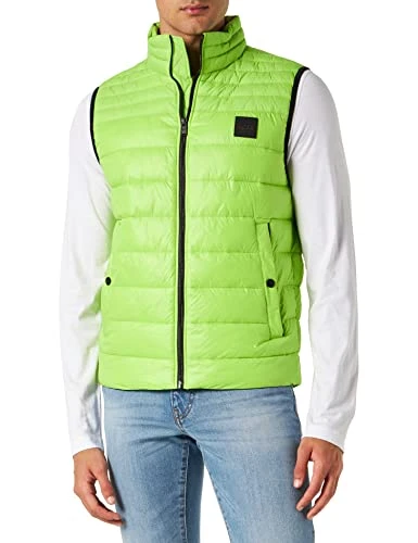 Men's Odeno Outerwear Waistcoat, Bright Green329, 60