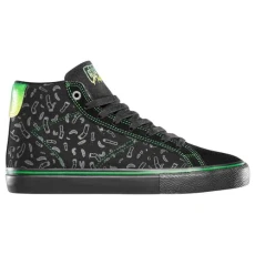 Men's Omen Hi X Creature Skate Shoe, Black/Black, 8 UK