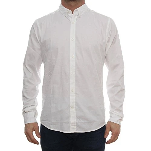 Men's onsALBIOL LS SHIRT NOOS Formal Shirt, White, X-Large