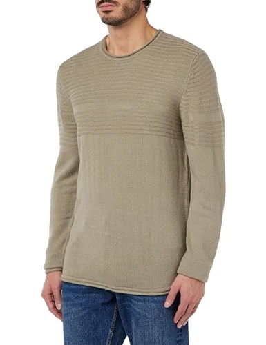 Men's Onsblade Ls Crew Neck Knit Bf Cs jumper, Chinchilla, XXL