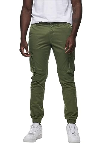 Men's Onscam Stage Cargo Cuff Life 6687 Noos Trousers, Olive Night, 32 W/36 L