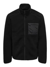Men's Onsdallas Sherpa Jacket Otw Vd Fleece, black, XL