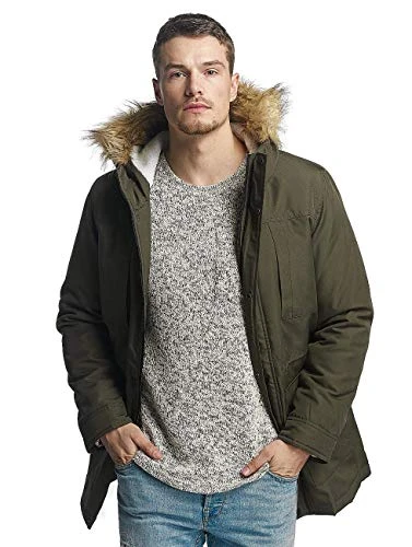 Men's Onseskil Parka Jacket Noos, Green (Deep Depths), Medium