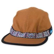 Men's Organic Strapcap Cap, Caramel, L