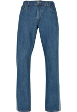 Men's Organic Triangle Denim Trouser, Mid Indigo Washed, W32 Men's Organic Triangle Denim Trouser, Mid Indigo Washed, W32