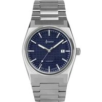 Men's Origin Royal Blue Dial Watch - Silver