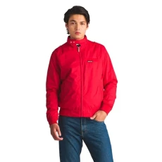 Men's Original Iconic Racer Jacket Cotton Lightweight, Red, S