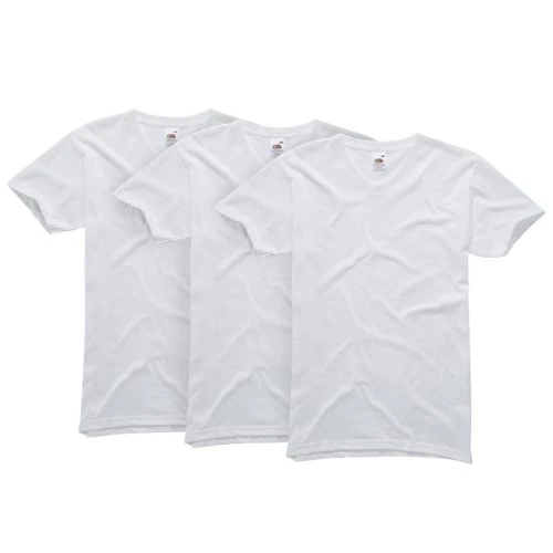 Men's Original V-Neck T-Shirt 3-Pack - White - X-Large