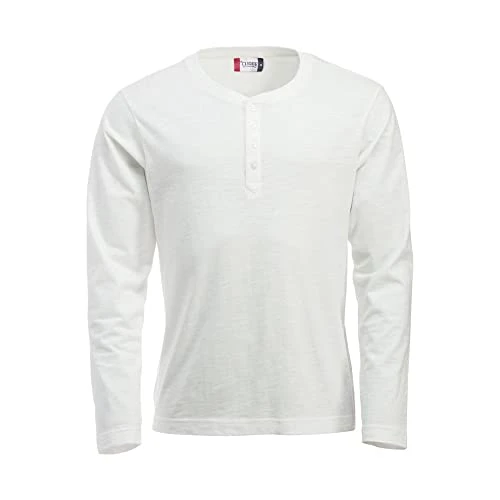 Mens Orlando Long-Sleeved T-Shirt (XL) (Stone White)