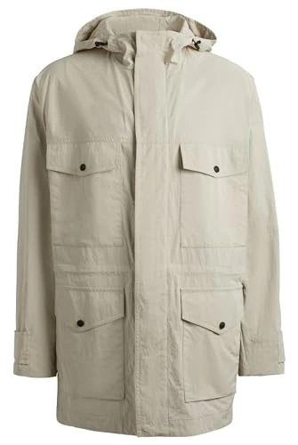 Mens Otari Boxy-fit Parka Jacket with Water-Repellent Finish