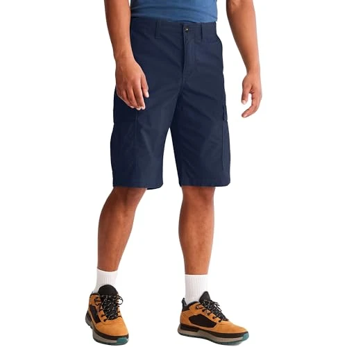 Men's Outdoor Cargo Short Bermuda, Blue, 26