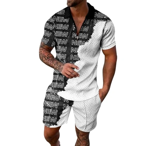 Mens Outfits Button Down Shirt Long Sleeve And Casual Beach Drawstring Waist Pants Summer Outfits 60