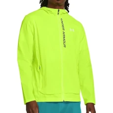 Mens Outrun The Storm Jacket Running Yellow L Mens Outrun The Storm Jacket Running Yellow L